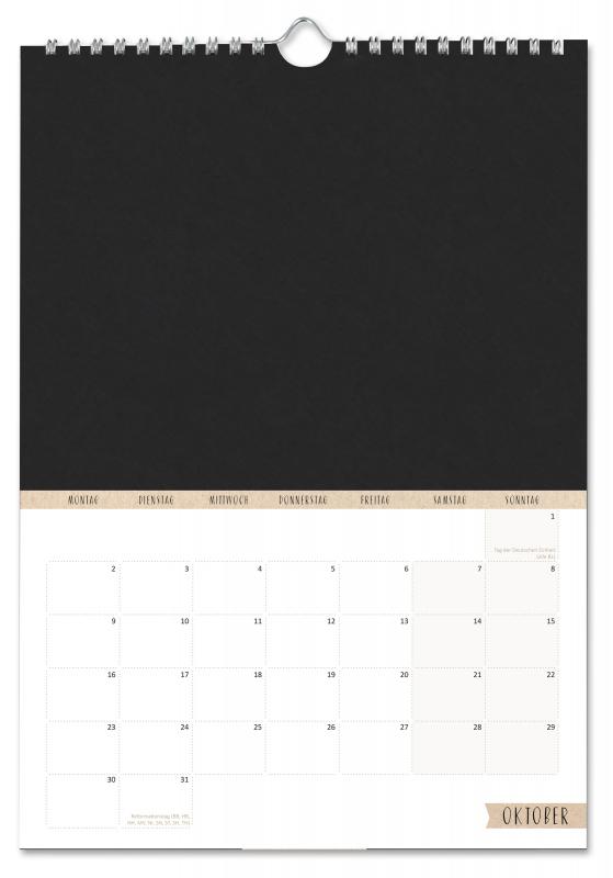 Bastelkalender 2023 im A4 Format mit viel Platz für eure Fotos und kreativen Ideen