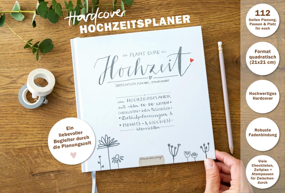 Notizbuch & Hochzeitsplaner für deine Hochzeitsplanung im DIy Bleistift Design