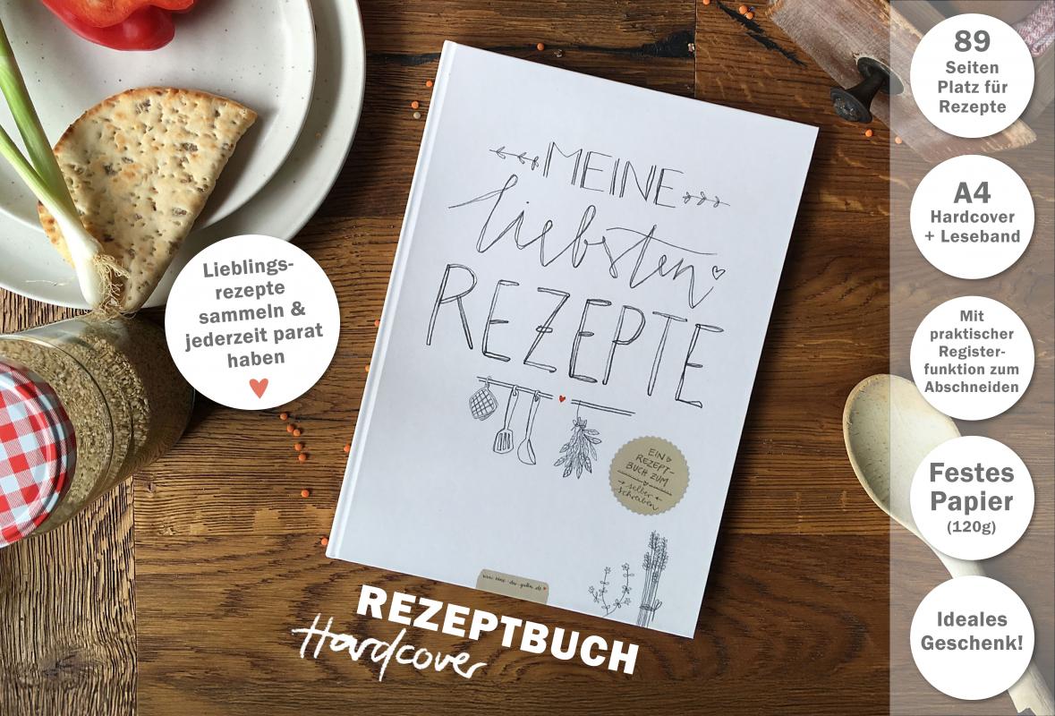 Rezeptbuch für eigene Koch- und Backideen