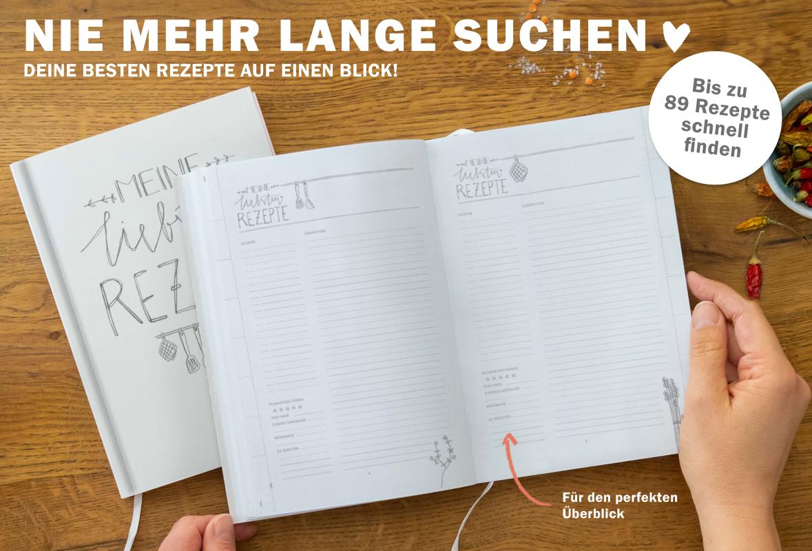 DIY Kochbuch für eigene Rezepte