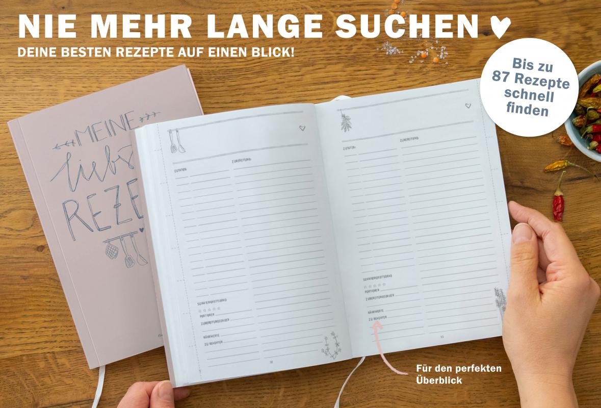 DIY Kochbuch für eigene Rezepte