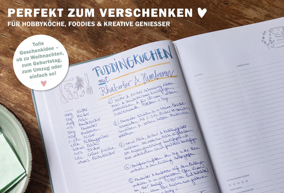 Rezeptbuch für WG Familie und als Geschenk