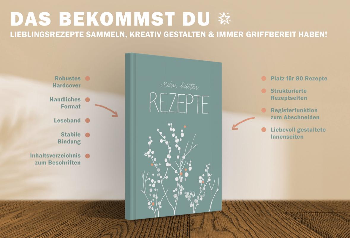 Rezeptbuch für eigene Koch- und Backideen