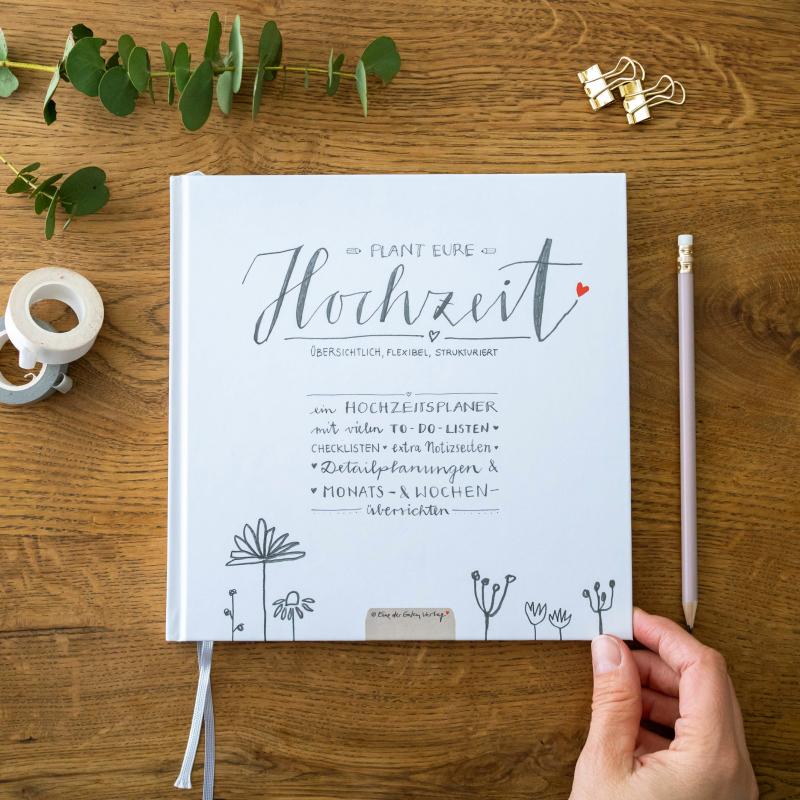 Notizbuch & Hochzeitsplaner für deine Hochzeitsplanung im DIy Bleistift Design