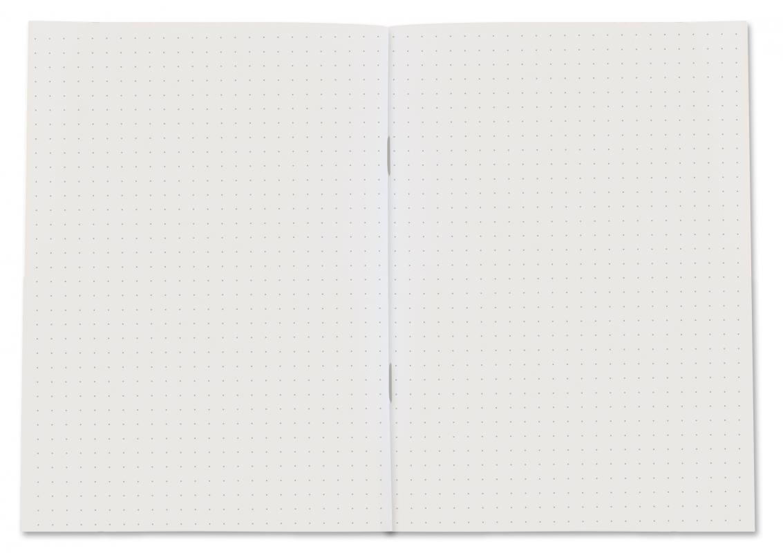 A6 Terminkalender 2026 mit blanko Seiten liniert für Skizzen, Doodles, Bullet Journaling