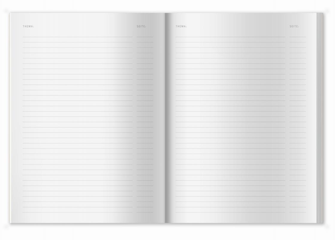 Kompaktes Notizbuch für unterwegs