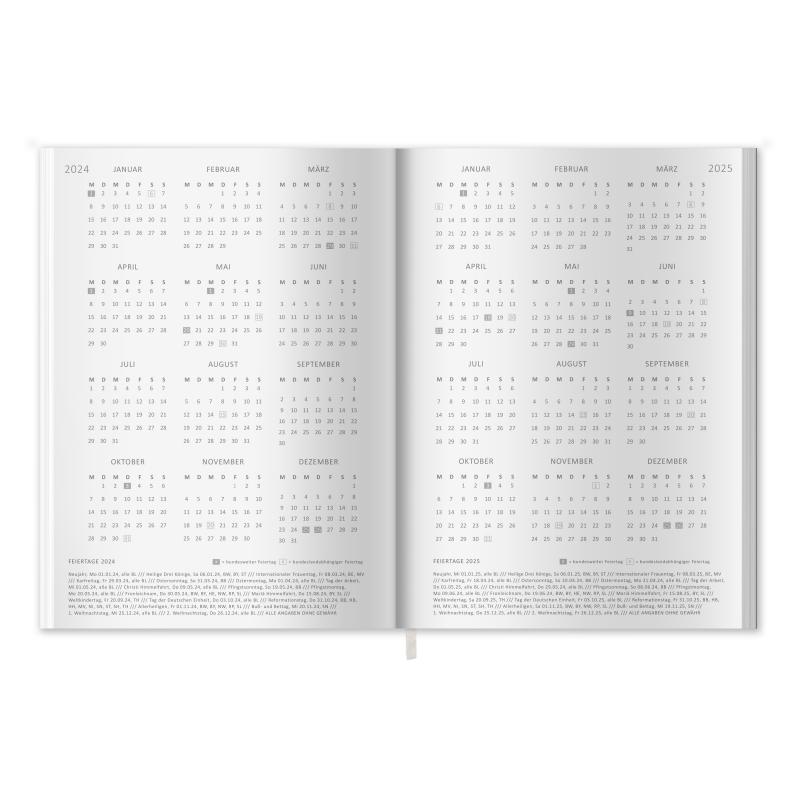 Terminkalender 2024 als Hausaufgabenheft oder Schülerkalender verwendbar, Mädchen & Teenager