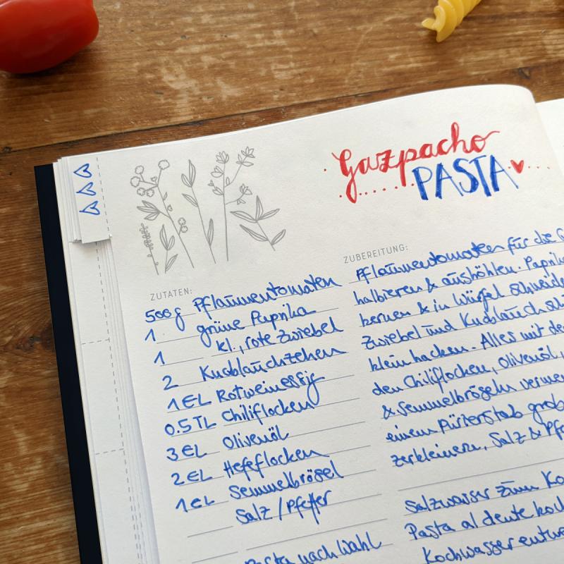 DIY Kochbuch für eigene Rezepte