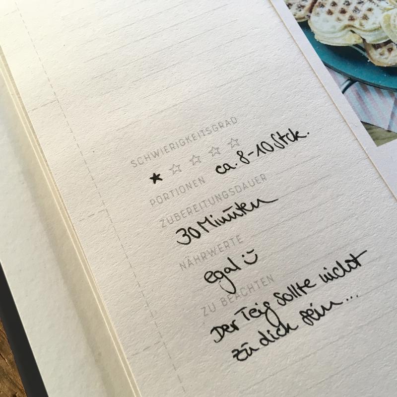 Rezeptebuch zum Rezepte sammeln und verschenken