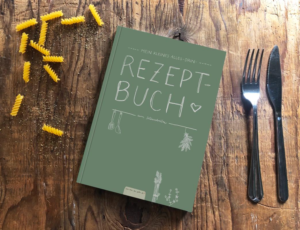 Rezeptbuch für eigene Kochideen und Backideen