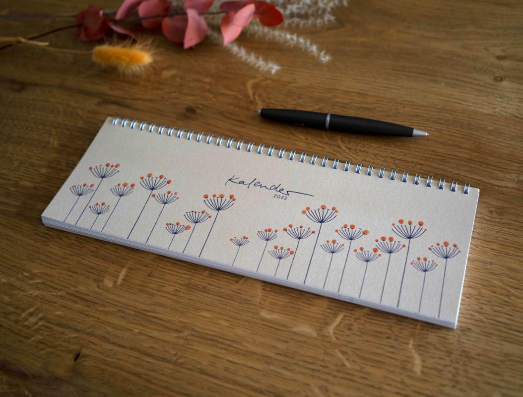 Tischkalender 2023 mit 1 Woche 2 Seiten Übersicht
