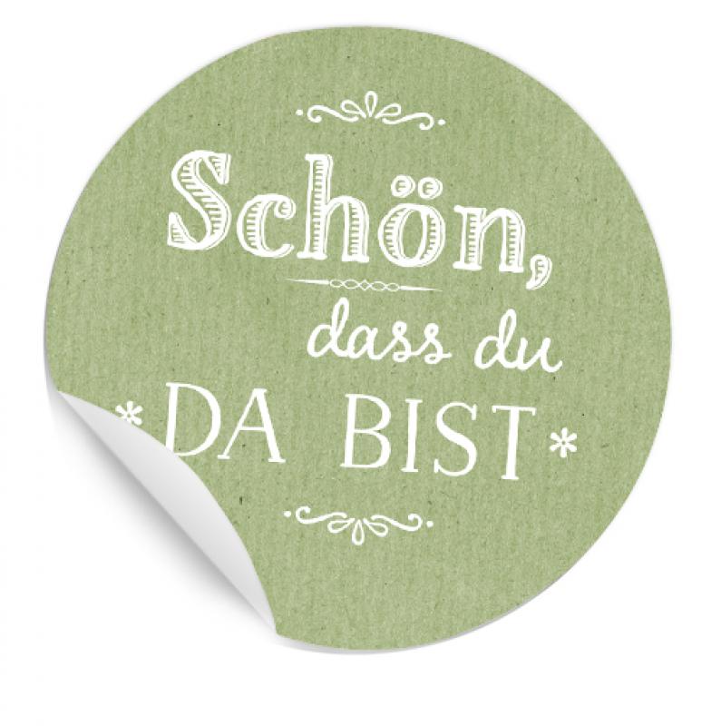 grün gastgeschenk aufkleber tischdeko hochzeit