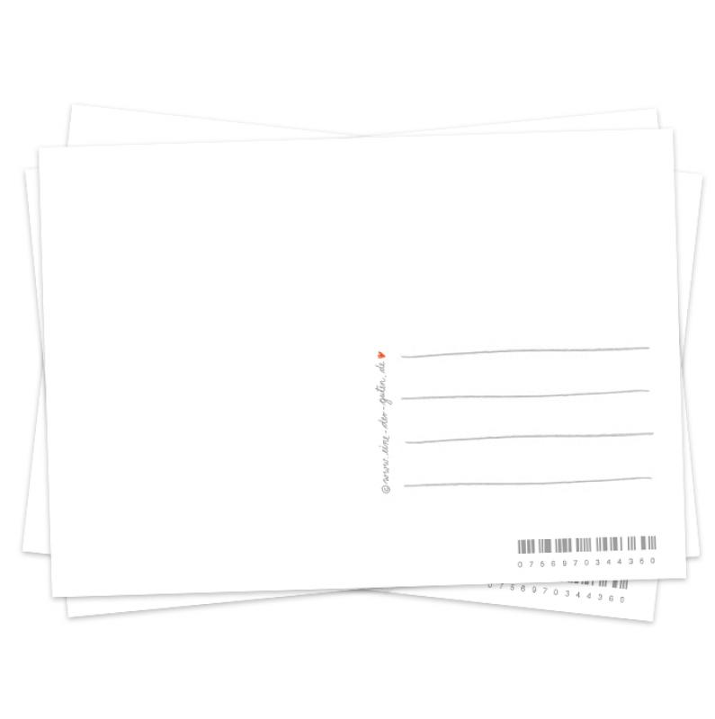Handlettering Postkarte und Dankeskarte - Du bist der allerbeste Mensch