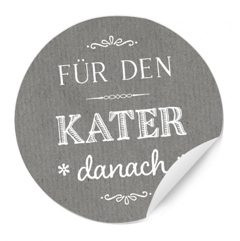 Gastgeschenk Sticker Hochzeit Creme Party Survival Pack grau anthrazit chic edel
