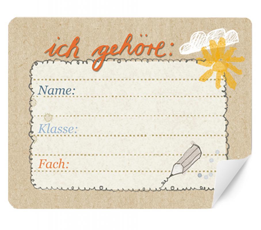 Schulanfang, Schulbeginn, Schulkind, Schulheft, Schulhefte, Schulbuch, Schulbücher, Selbstklebend, Namenssticker, Namensetiketten, Personalisieren, Beschriften