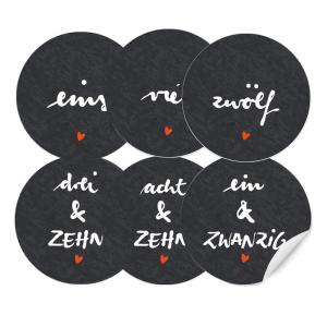 Adventskalenderzahlen zum Basteln für den Adventskalender für Erwachsene