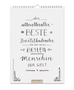 Bastelkalender immerwährend inkl. Feiertagen und Monatsübersicht 2021 & 2022