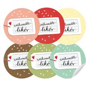 weihnachtsgeschenk,weihnachtsaufkleber,weihnachtssticker,weihnachstetiketten,likör,punsch,advent,geschenk,pastell,farbig