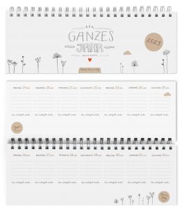 Tischkalender 2023 im Handlettering Vintage Design