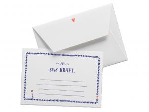 beileidskarte, beileid, trauer, trauerkarte, büttenkarte, grußkarten, büttenpapier, bütte, abschied, mut, motivation, gedanken, gruß, blau, weiß, design, tusche, delfter, holland, design, schlicht, dezent, elegant, kraft viel kraft, stärkend