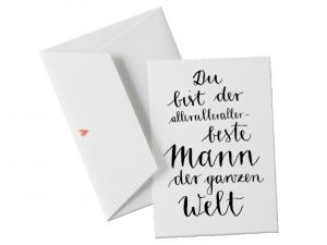 mann,ehemann,freund,verlobter,verliebt,hochzeit,heirat,jahrestag,hochzeitstag,valentinskarte,valentinstag,glückwunschkarten,glückwünsche,grußkarten,bütte,dankeskarten,danksagung,dankeschön,gutschein,schlicht,design,kalligrafie