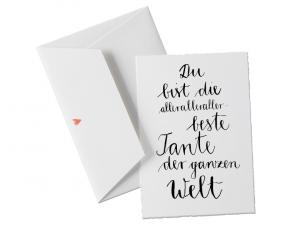 glückwünsche,glückwunschkarte,jahrestag,grußkarte,frau,freundin,tante,patentante,patin,pate,großtante,schwester,design,kalligrafie