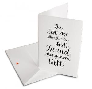 freund,freundschaft,kumpel,grußkarten,glückwünsche,glückwunschkarten,dankeschön,danksagung,danke,grüße,bütte,geburtstag,bütte,postkarten,edel,schlicht,design,klappkarte