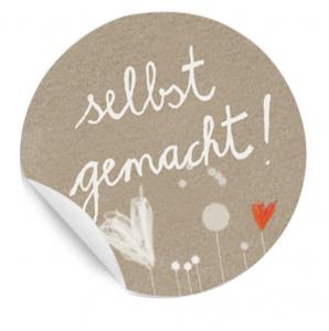 SCHÖN Aufkleber Etikett Sticker rund Hochzeit Geburtstag Geschenk Taufe 40