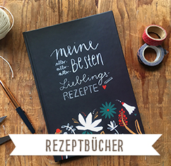 Blanko Rezeptbücher zum Selberschreiben oder als originelles Geschenk Kochbuch