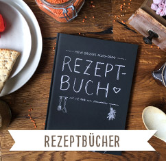 Blanko Rezeptbücher zum Selberschreiben oder als originelles Geschenk Kochbuch